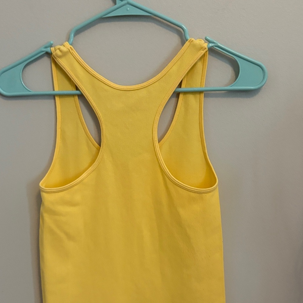 Active Basic Yellow Tank Top - Picture 5 of 6
